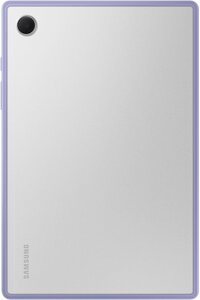 Чехол Samsung Clear Edge Cover Tab A8 прозрачный с фиолетовой рамкой