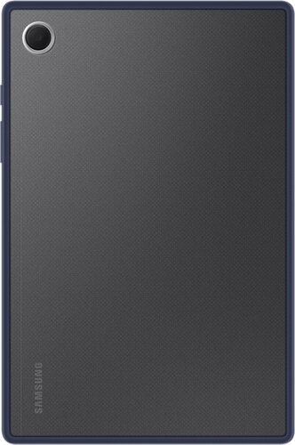 Чехол Samsung Clear Edge Cover Tab A8 прозрачный с темно-синей рамкой
