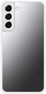 Чехол Samsung Frame Cover для Galaxy S22+ прозрачный с белой рамкой
