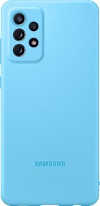 Чехол Samsung Silicone Cover для Galaxy A72 синий