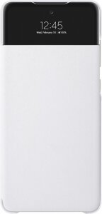 Чехол Samsung Smart S View Wallet Cover для Galaxy A72 белый