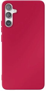 Чехол VLP Silicone Case для Galaxy A34, силикон красный