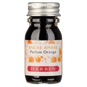 Чернила ароматизированные в банке Herbin, 10 мл, Оранжевый, Апельсин