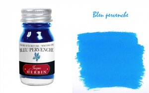 Чернила в банке Herbin, 10 мл, Bleu pervenche, Голубой