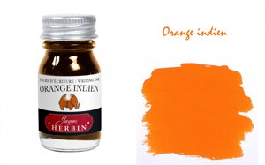 Чернила в банке Herbin, 10 мл, Orange indien, Оранжевый