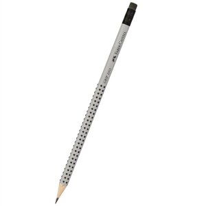 Чернографитовый карандаш GRIP 2001 с ластиком, твердость HB, в картонной коробке, 12 шт.