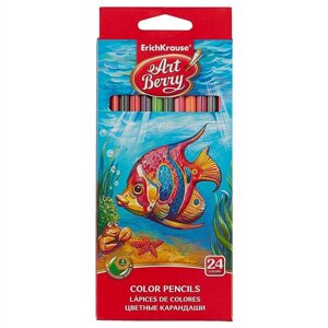 Цветные карандаши Art Berry, 24 штуки
