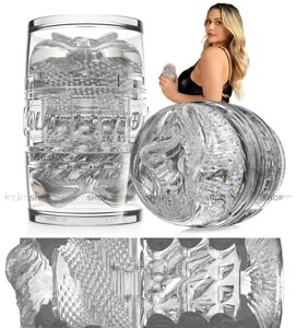 Двухсторонний мастурбатор вагина-анус Fleshlight Quickshot Mia Malkova, бесцветный