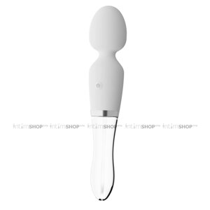 Двусторонний вибратор You2Toys Liaison Wand, белый/бесцветный