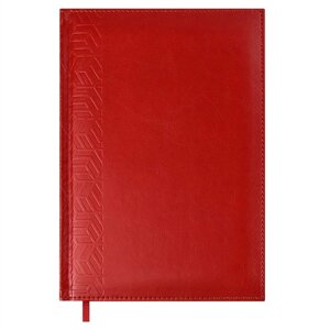 Ежедневник недатированный Сариф эконом, А5, 160 листов, красный
