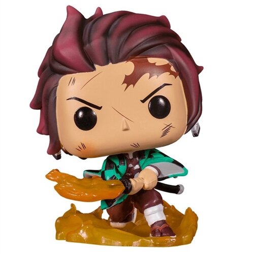 Фигурка Funko POP! Animation Demon Slayer Tanjiro Kamado Hinokami Kagura Dance w/GWChase (Exc)