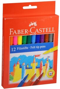 Фломастеры Замок, 12 цв., Faber-Castell