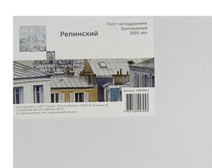 Холст на подрамнике грунтованный Туюкан репинский 24x30 см