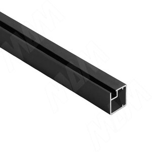 INTEGRO Профиль рамочный узкий, 19х20х19 мм, черный (анод), L-6000 (IN09117A)
