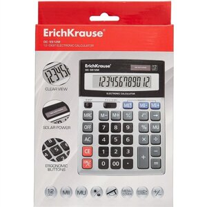 Калькулятор настольный 12-разрядов ErichKrause DC-5512M, в коробке, ErichKrause