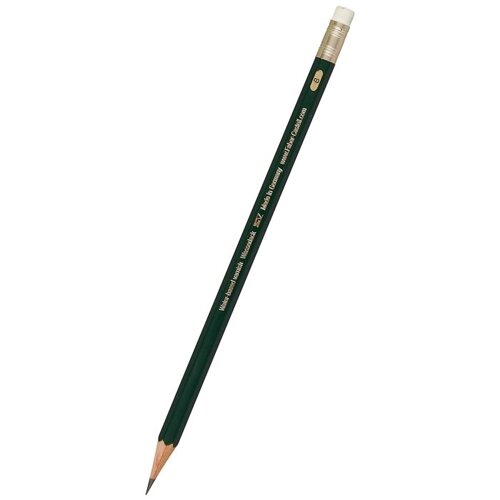 Карандаш ч/гр с ластиком Castell-9000 В, Faber-Castell