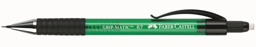 Карандаш механический Faber-Castell "GRIP MATIC 1375" 0,7 мм, зеленый корпус