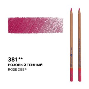 Карандаш профессиональный цветной "Мастер-класс"381, розовый темный