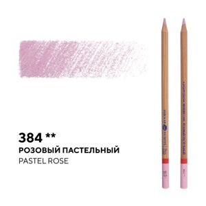 Карандаш профессиональный цветной "Мастер-класс"384, розовый пастельный