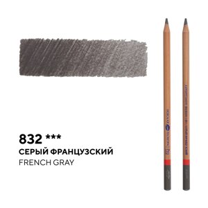 Карандаш профессиональный цветной "Мастер-класс"832, серый французский