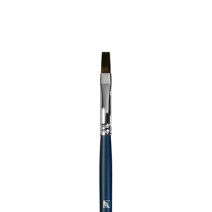 Кисть белка №6 плоская Альбатрос "Байкал" длинная ручка
