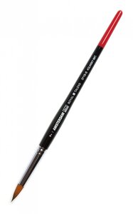 Кисть имитация колонка круглая укороченная Talens "Amsterdam 371S" короткая ручка
