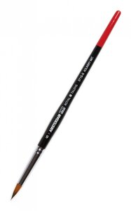 Кисть имитация колонка №6 круглая укороченная Talens "Amsterdam 371S" короткая ручка