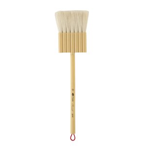 Кисть из козы "Сонет", трубчатый флейц, 7 линий, бамбуковая ручка,50 (50 мм)