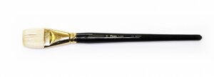 Кисть щетина №18 плоская Pinax "Classic 114" длинная ручка