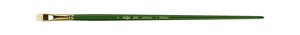 Кисть щетина №5 плоская, укороченный ворс Гамма "Пейзаж" длинная ручка