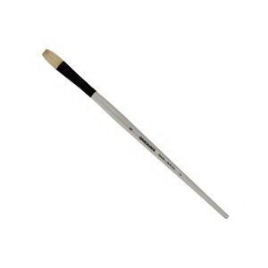 Кисть щетина №8 плоская удлиненная Daler-Rowney "GRADUATE" длинная ручка