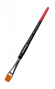 Кисть синтетика мягкая №14 плоская укороченная Talens "Amsterdam 342S" короткая ручка