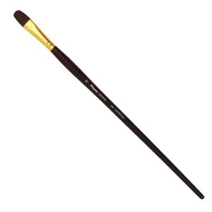 Кисть синтетика №10 овальная Pinax "Creative 687" жесткая, длинная ручка
