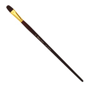 Кисть синтетика №12 овальная Pinax "Creative 687" жесткая, длинная ручка