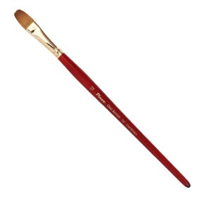 Кисть синтетика №12 овальная Pinax "Oro Rosso 757" короткая ручка