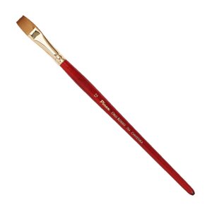 Кисть синтетика №12 плоская Pinax "Oro Rosso 754" короткая ручка