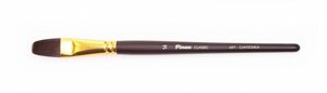 Кисть синтетика №14 овальная Pinax "Creative 697" жесткая, короткая ручка
