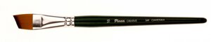 Кисть синтетика №16 скошенная Pinax "Creative 349" короткая ручка