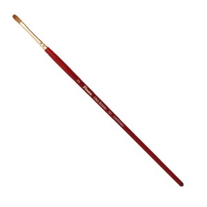 Кисть синтетика №2 овальная Pinax "Oro Rosso 757" короткая ручка