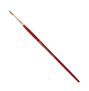 Кисть синтетика №4 круглая Pinax "Oro Rosso 751" короткая ручка