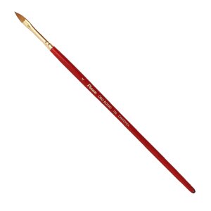 Кисть синтетика №4 овальная "язык" Pinax "Oro Rosso 756" короткая ручка