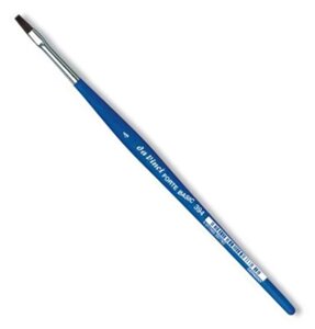 Кисть синтетика №4 плоская Da Vinci Forte Basic 394 короткая ручка