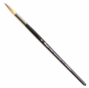 Кисть синтетика №6 круглая Pinax "HI-TECH Balanced Quilll 914" короткая ручка