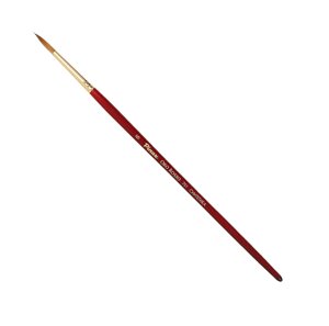 Кисть синтетика №6 круглая Pinax "Oro Rosso 751" короткая ручка