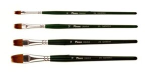Кисть синтетика плоская Pinax "FLAT COMB 274" короткая ручка