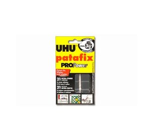 Клеящие подушечки UHU "Propower" 21 шт черные