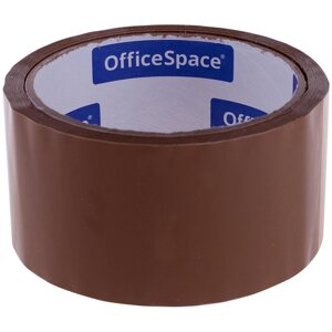 Клейкая лента упаковочная OfficeSpace, 48 мм*40 мм, 38 мкм, темная
