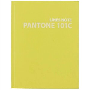 Книга для записей А5 96л лин. Pantone line. Color 21. 3 интегр. переплет, мат. ламинация, выб. лак, пантон. печать
