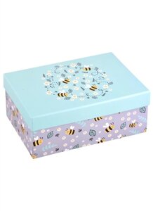 Коробка подарочная Пчелки 17*11*7.5см, картон