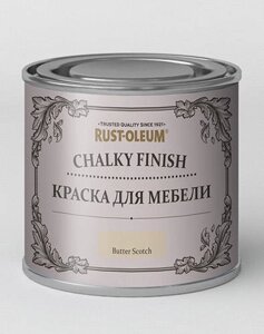 Краска для мебели ультраматовая Rust-oleum "Chalky" банка 125 мл, цвет конфета ириска